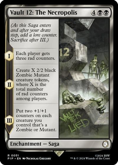 Vault 12 The Necropolis Universes Beyond: Fallout Magic card
