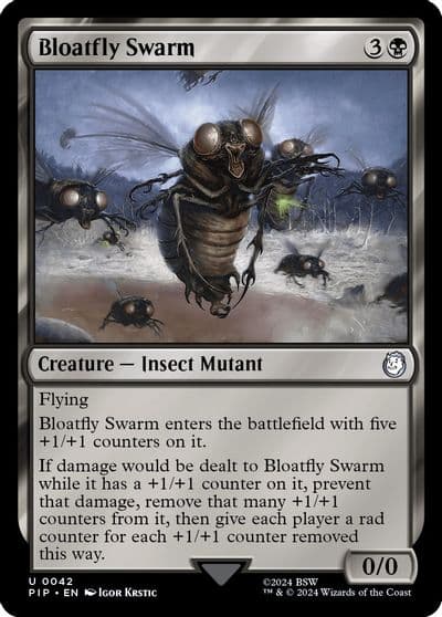 Bloatfly Swarm Universes Beyond: Fallout Magic card