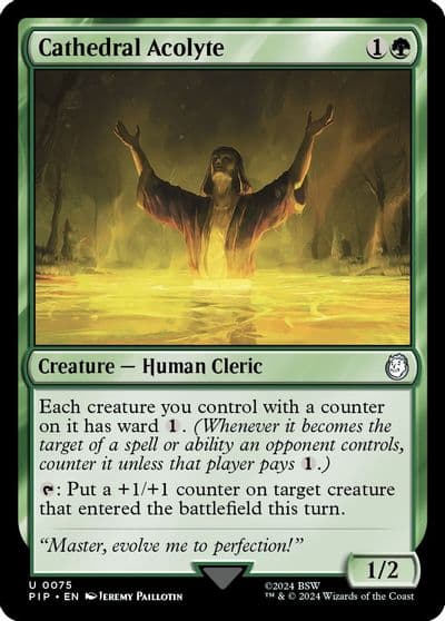 Cathedral Acolyte Universes Beyond: Fallout Magic card