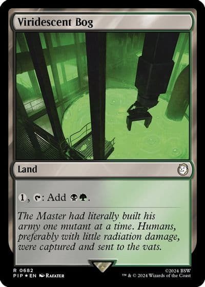 Viridescent Bog Surge Foil Universes Beyond: Fallout Magic card