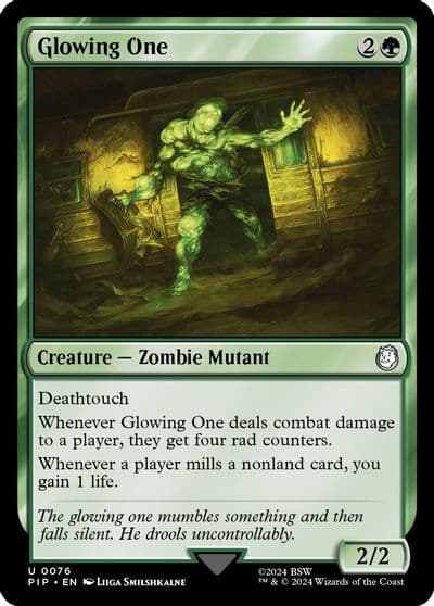 Glowing One Universes Beyond: Fallout Magic card