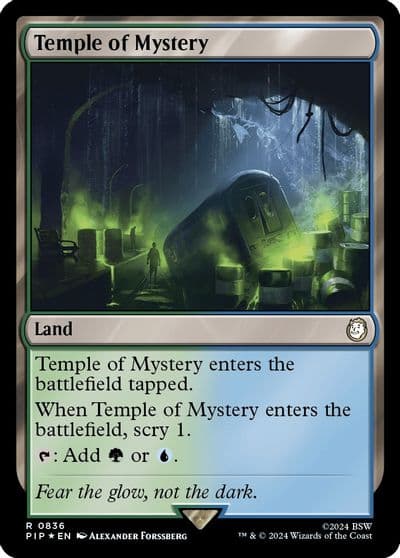 Temple of Mystery Surge Foil Universes Beyond: Fallout Magic card