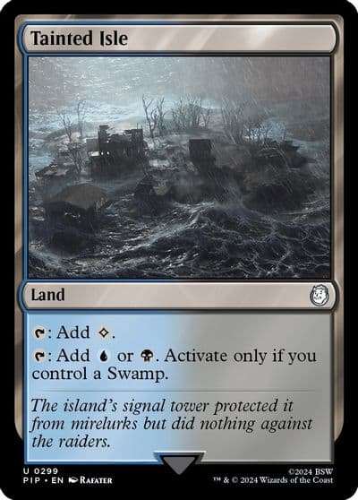 Tainted Isle Universes Beyond: Fallout Magic card