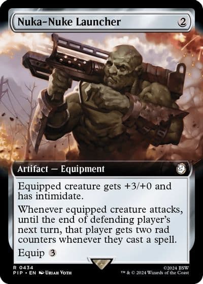 Nuka Nuke Launcher Extended Art Universes Beyond: Fallout Magic card