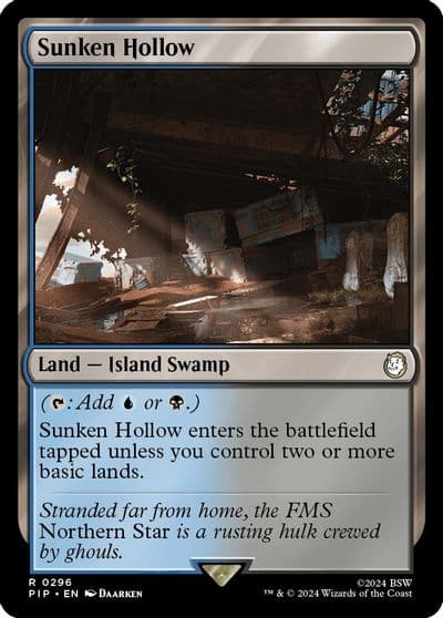 Sunken Hollow Universes Beyond: Fallout Magic card