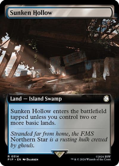 Sunken Hollow Extended Art Universes Beyond: Fallout Magic card