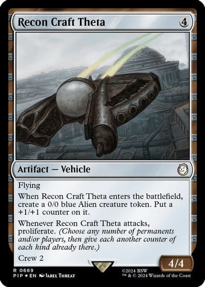 Recon Craft Theta Surge Foil Universes Beyond: Fallout Magic card