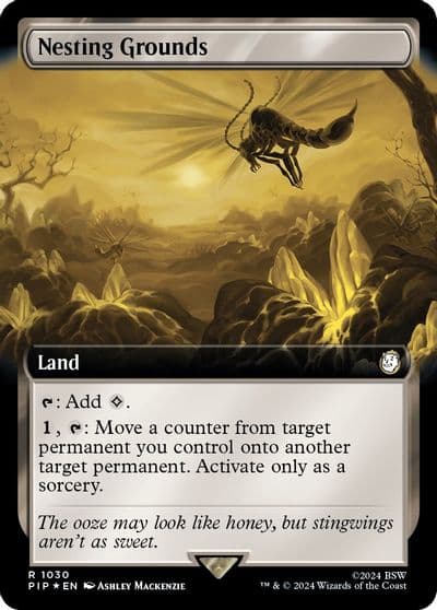 Nesting Grounds Extended Art Surge Foil Universes Beyond: Fallout Magic card