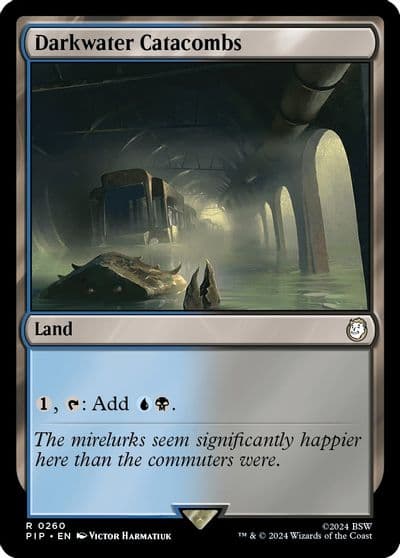 Darkwater Catacombs Universes Beyond: Fallout Magic card