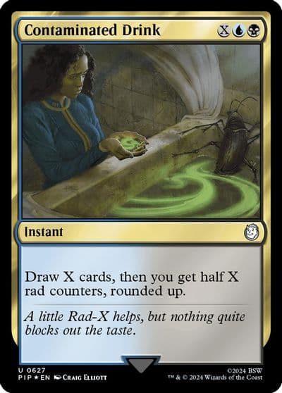 Contaminated Drink Surge Foil Universes Beyond: Fallout Magic card