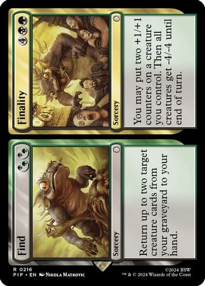 Find Finality Universes Beyond: Fallout Magic card