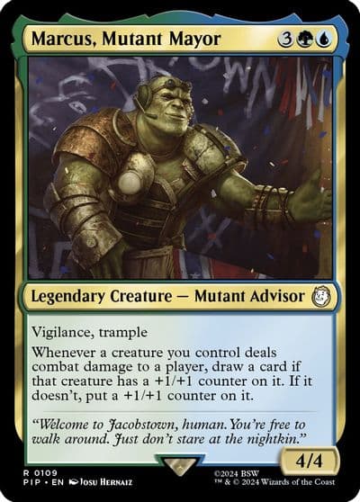 Marcus Mutant Mayor Universes Beyond: Fallout Magic card