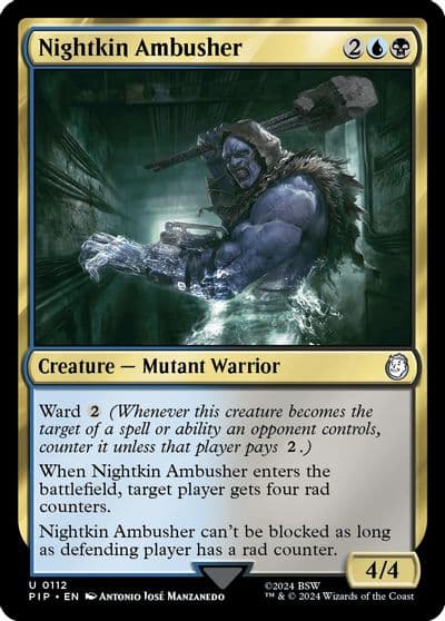 Nightkin Ambusher Universes Beyond: Fallout Magic card