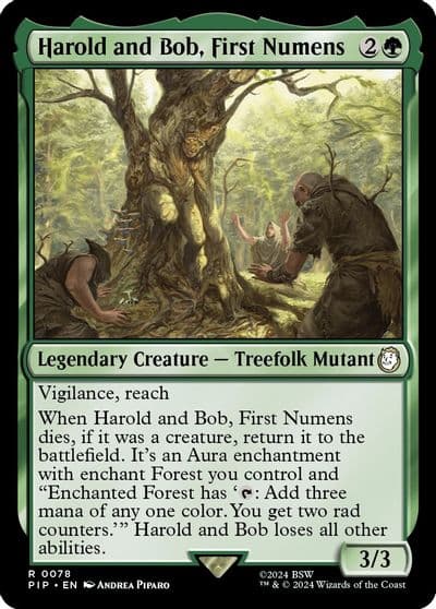 Harold and Bob First Numens Universes Beyond: Fallout Magic card