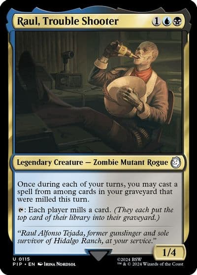Raul Trouble Shooter Universes Beyond: Fallout Magic card