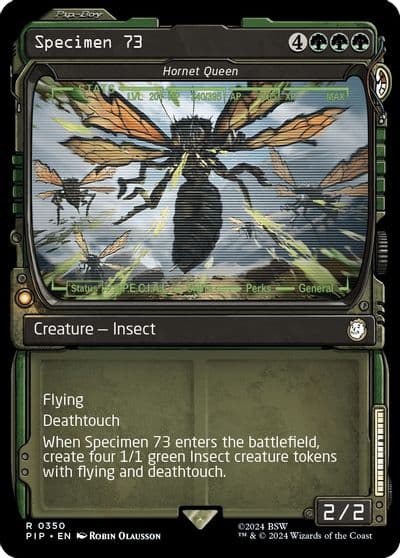 Specimen 73 Hornet Queen Showcase Universes Beyond: Fallout Magic card