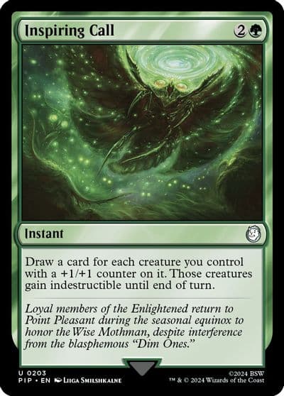 Inspiring Call Universes Beyond: Fallout Magic card