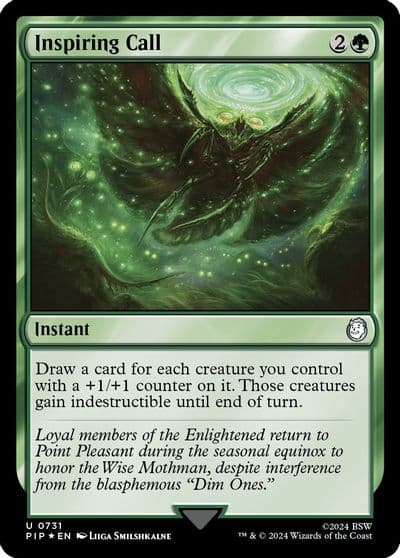 Inspiring Call Surge Foil Universes Beyond: Fallout Magic card