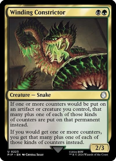 Winding Constrictor Universes Beyond: Fallout Magic card