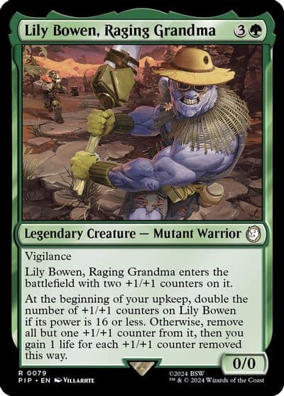 Lily Bowen Raging Grandma Universes Beyond: Fallout Magic card