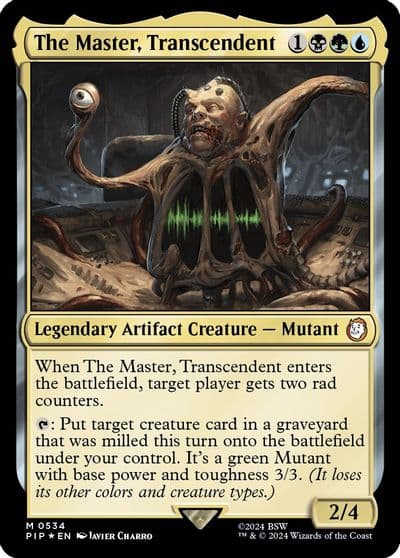 The Master Transcendent Surge Foil Universes Beyond: Fallout Magic card