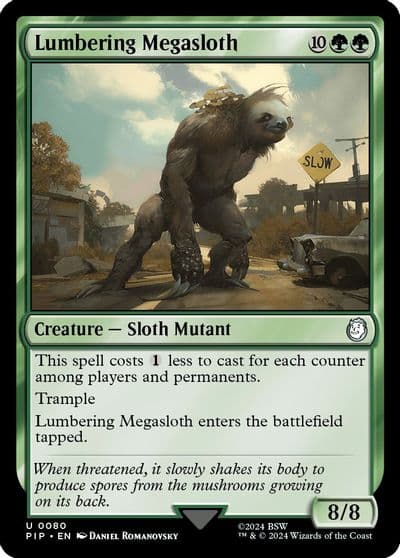 Lumbering Megasloth Universes Beyond: Fallout Magic card