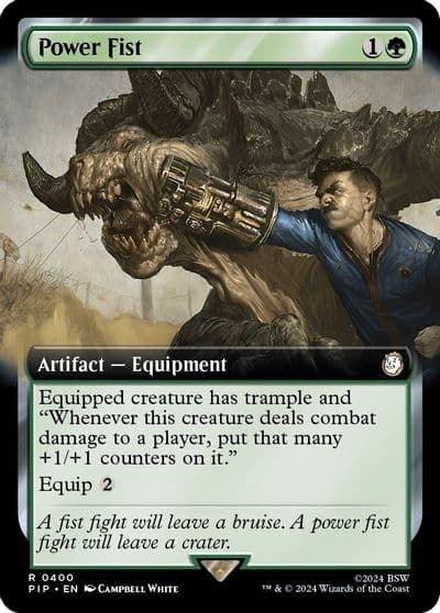 Power Fist Extended Art Universes Beyond: Fallout Magic card