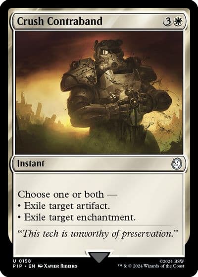 Crush Contraband Universes Beyond: Fallout Magic card