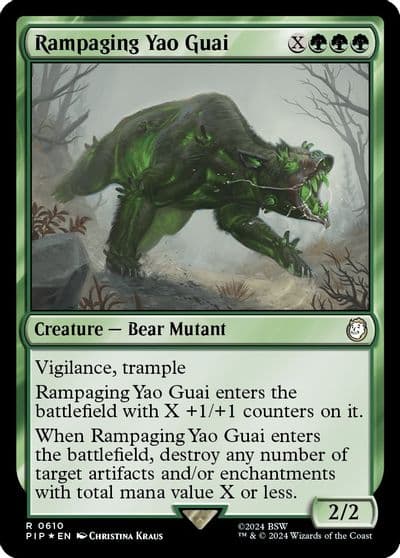 Rampaging Yao Guai Surge Foil Universes Beyond: Fallout Magic card