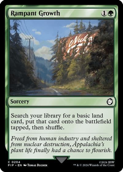Rampant Growth Universes Beyond: Fallout Magic card