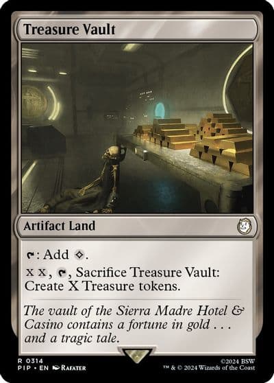 Treasure Vault Universes Beyond: Fallout Magic card