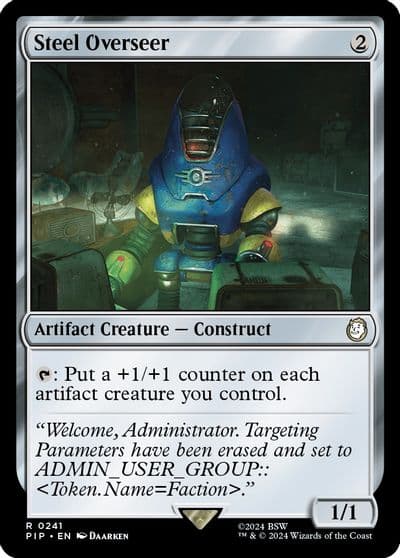Steel Overseer Universes Beyond: Fallout Magic card