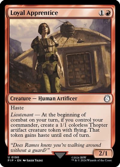 Loyal Apprentice Universes Beyond: Fallout Magic card