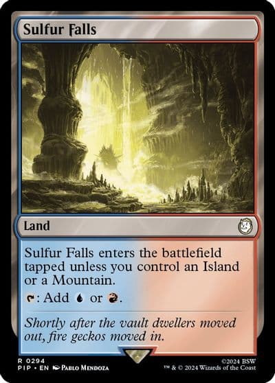 Sulfur Falls Universes Beyond: Fallout Magic card