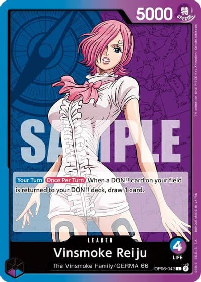 Vinsmoke Reiju 042 Wings of the Captain One Piece card