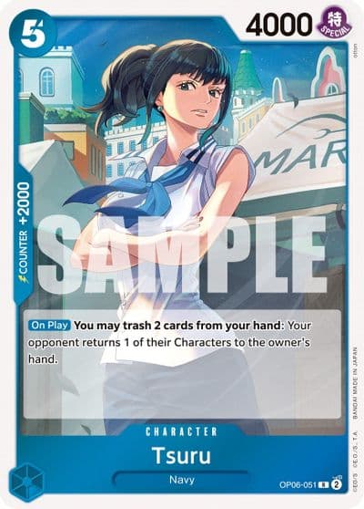 Tsuru Wings of the Captain One Piece card