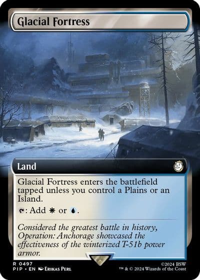 Glacial Fortress Extended Art Universes Beyond: Fallout Magic card