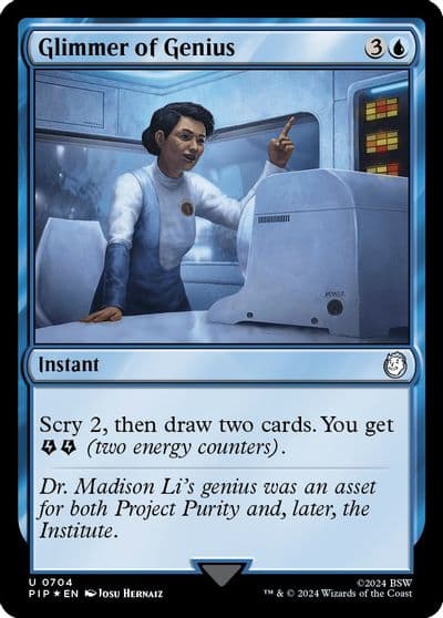 Glimmer of Genius Surge Foil Universes Beyond: Fallout Magic card