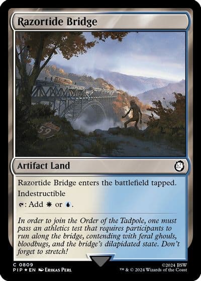 Razortide Bridge Surge Foil Universes Beyond: Fallout Magic card