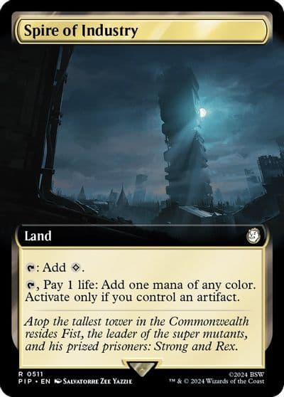 Spire of Industry Extended Art Universes Beyond: Fallout Magic card