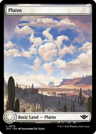 Plains 0272 Outlaws of Thunder Junction Magic card