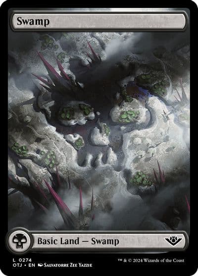 Swamp 0274 Outlaws of Thunder Junction Magic card