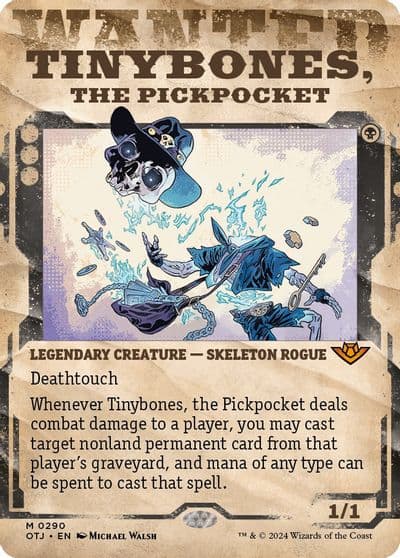 Tinybones the Pickpocket Showcase Outlaws of Thunder Junction Magic card