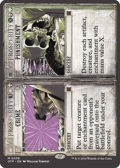 Crime Punishment Outlaws of Thunder Junction: Breaking News Magic card