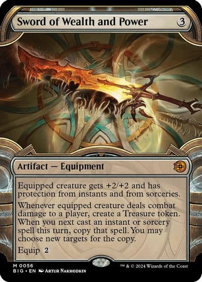 Sword of Wealth and Power Showcase Outlaws of Thunder Junction: The Big Score Magic card