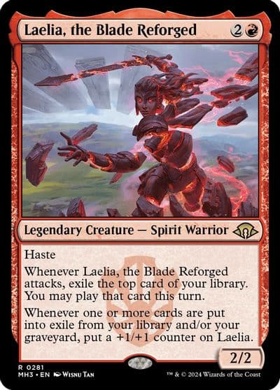Laelia the Blade Reforged Modern Horizons 3 Magic card