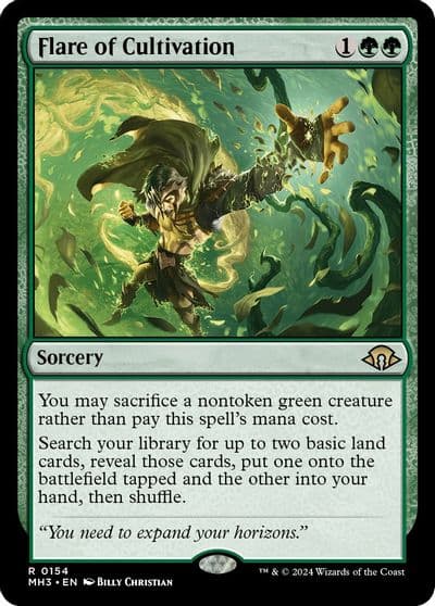 Flare of Cultivation Modern Horizons 3 Magic card