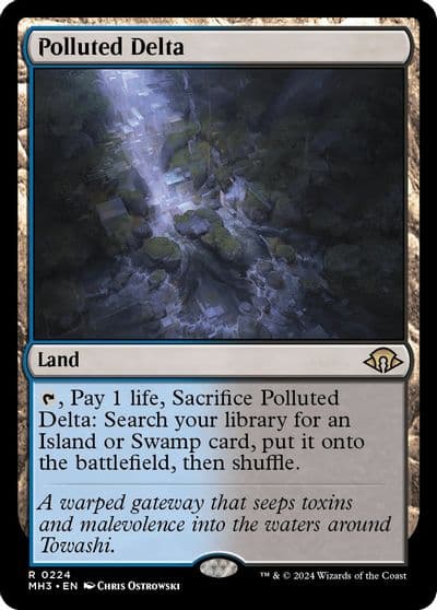 Polluted Delta Modern Horizons 3 Magic card
