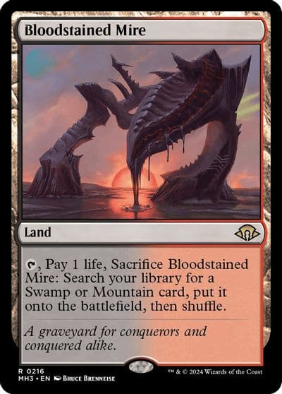 Bloodstained Mire Modern Horizons 3 Magic card