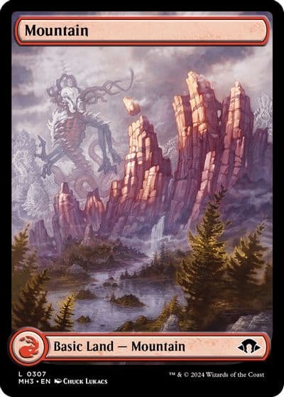 Mountain 0307 Modern Horizons 3 Magic card